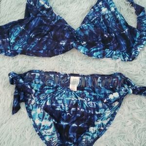 Blue bikini